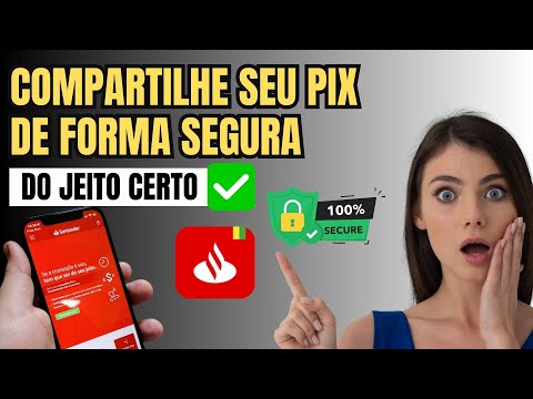 Como Compartilhar Chave Pix Santander- Rápido e Fácil!