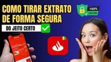 Como Tirar Extrato Santander PDF pelo Celular- Rápido e Fácil
